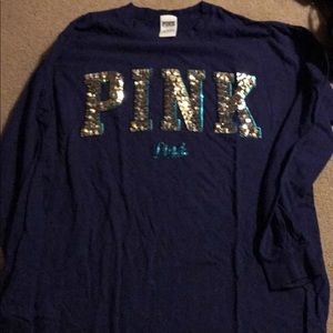 vs pink long sleeve